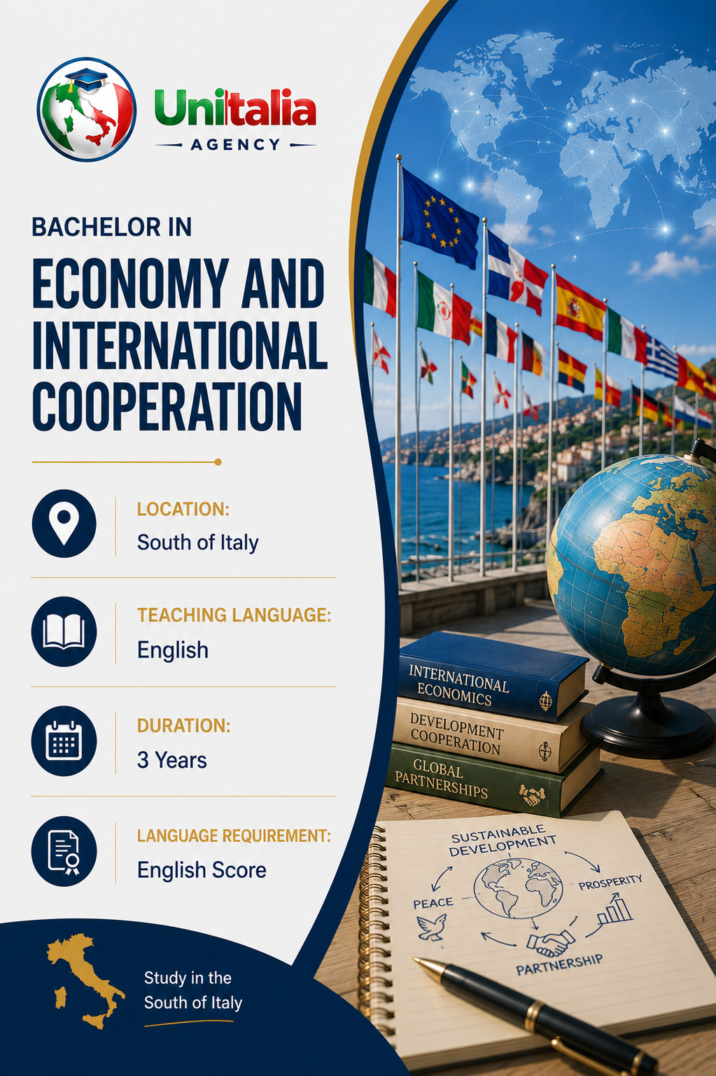 Bachelor in Economy and international Cooperation