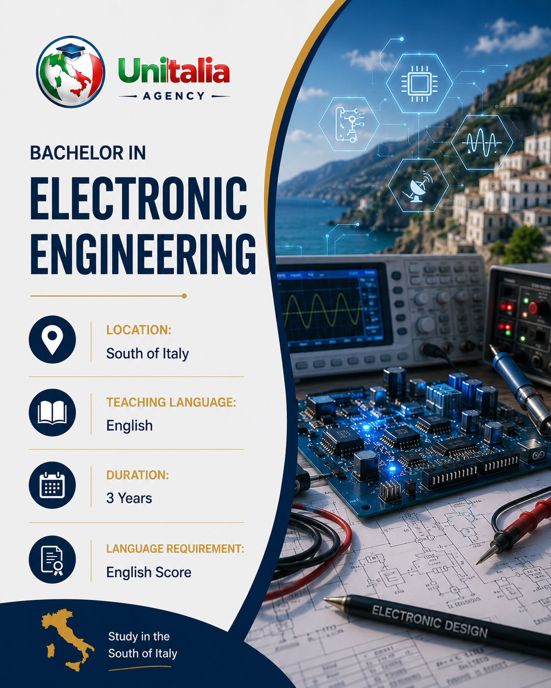 Bachelor in Eloctronic Engineering